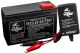 Battery & Charger - 12 Volt/9 Amp Lead-Acid Battery and 1 Amp Charger System